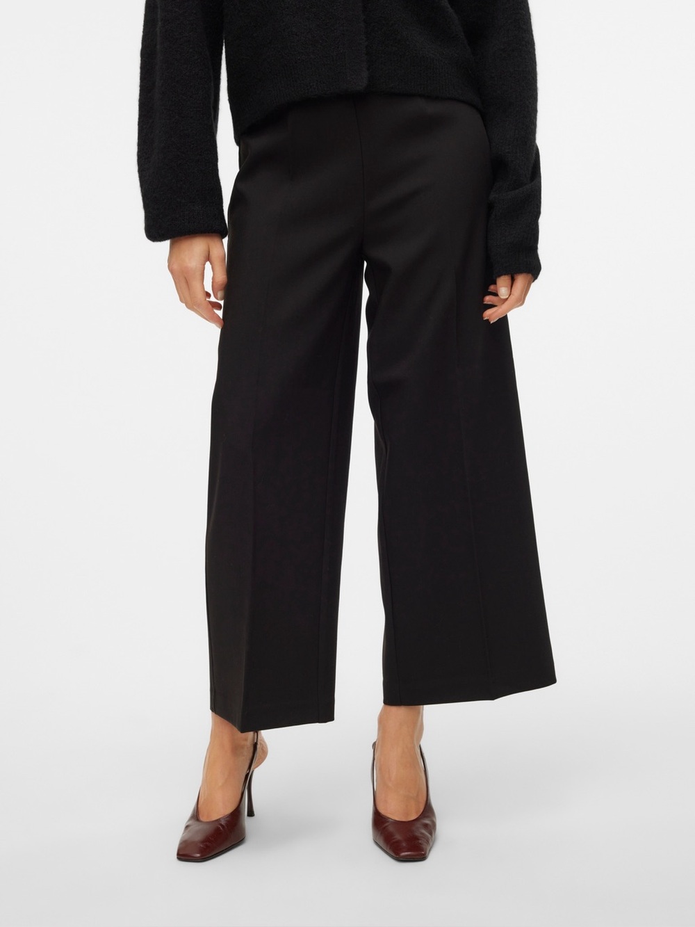 Vero Moda Aware 6 VMKAELYN cropped pants Tailored Trousers black office classic